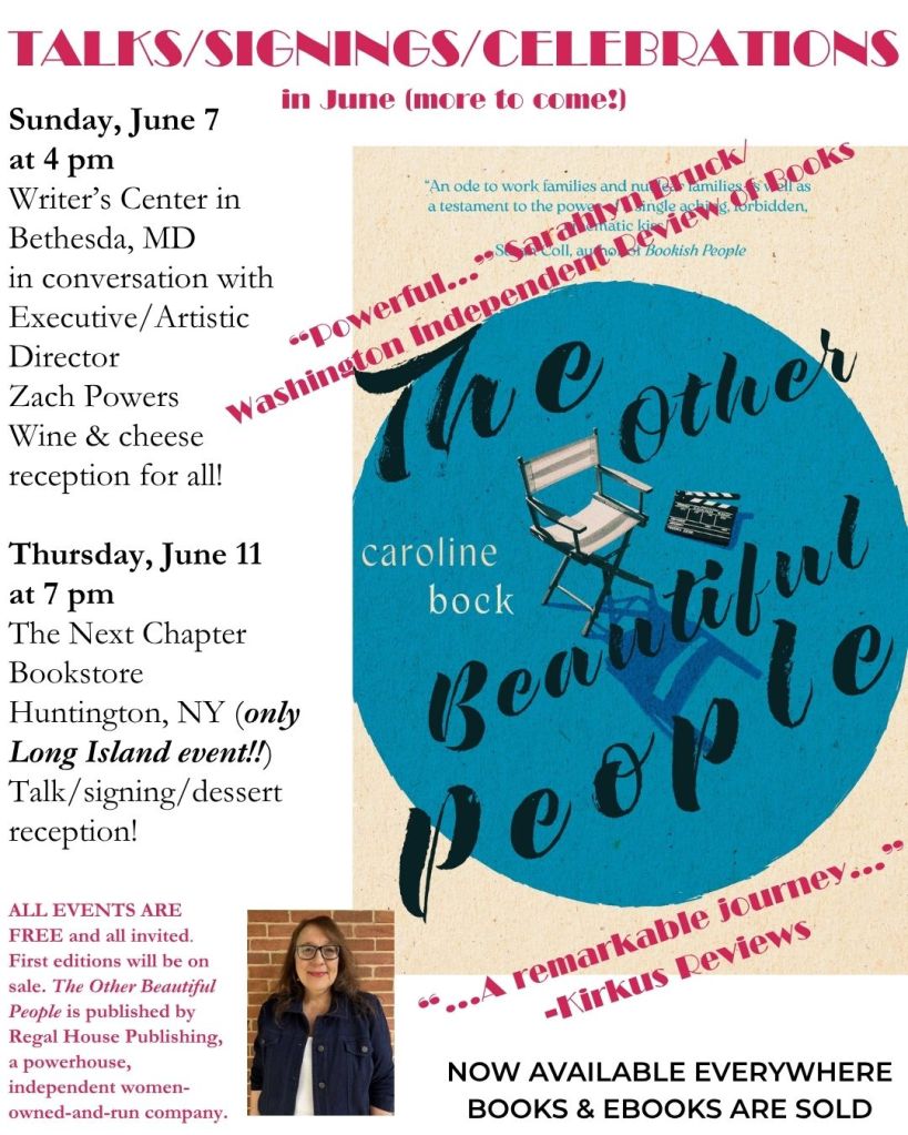 At the WRITER’S CENTER… interview with Caroline Bock and Zach Powers on THE OTHER BEAUTIFUL&nbsp;PEOPLE